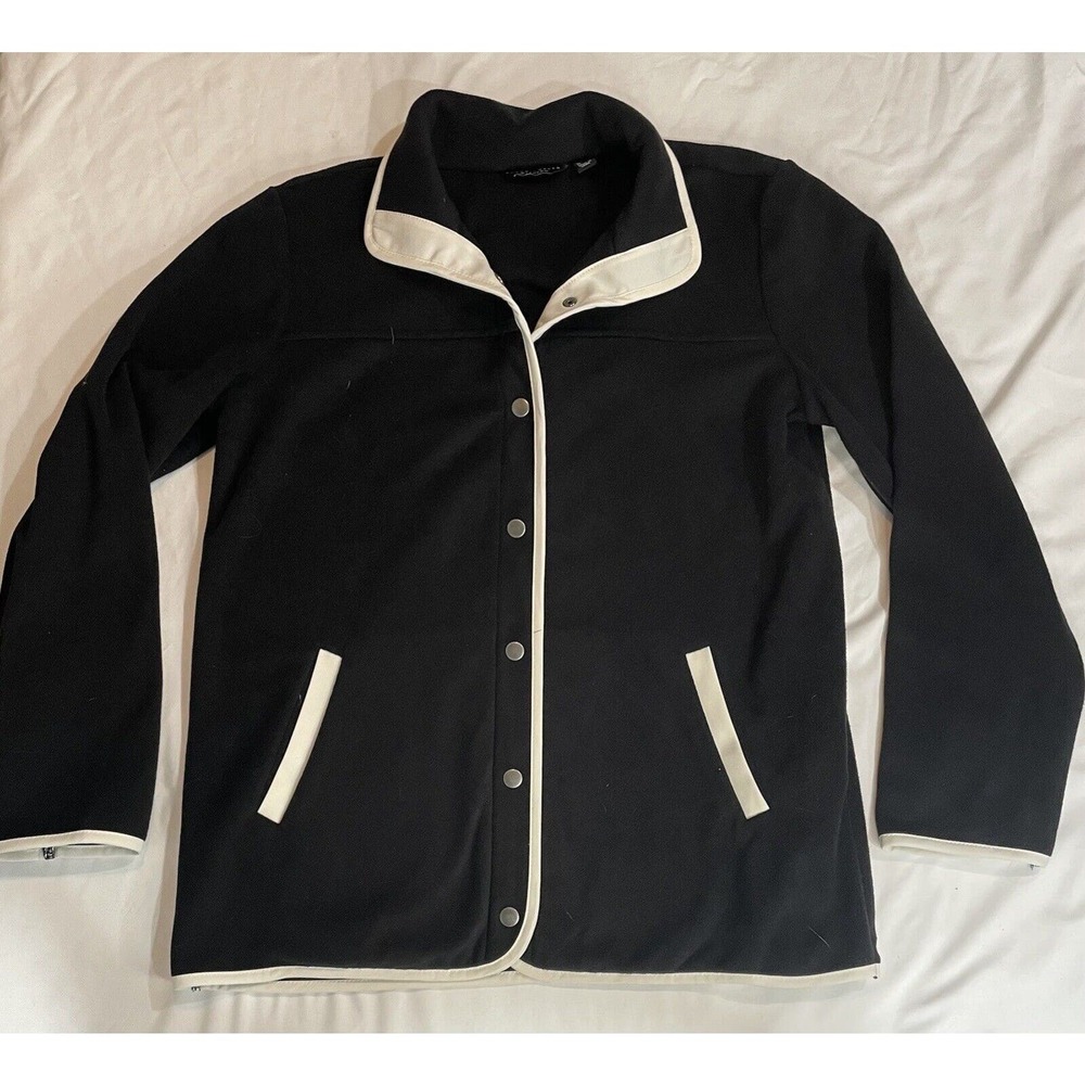Susan Graver Weekend Coat Black Small